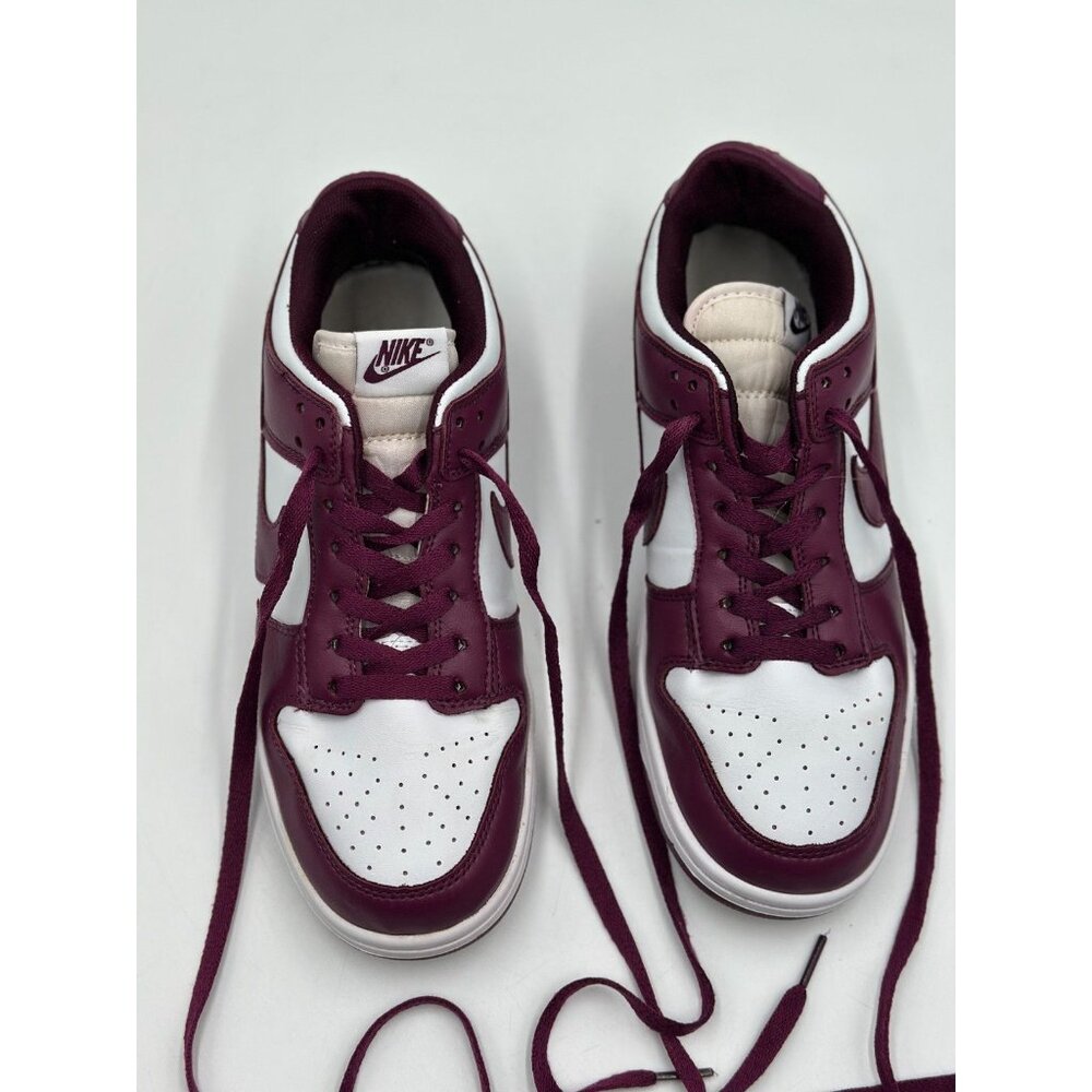 Nike Dunk Low Team Red White Leather DD1503-108 Size 8.5 - Picture 4 of 12